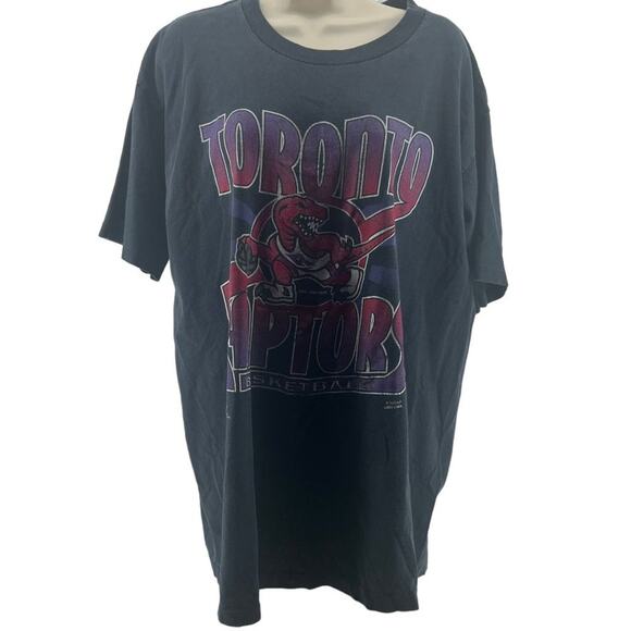 Vintage 1994 NBA Logo 7 Toronto Raptors Basketball Tee Shirt Size XL